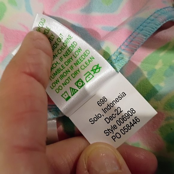 Lilly Pulitzer Vibrant Pink and Green Tropical Midi Dress - Picture 6 of 9